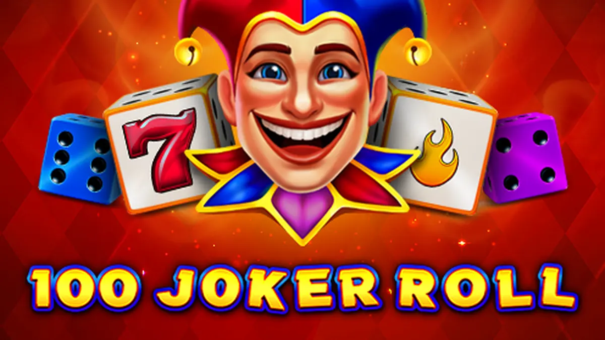 Tampilan visual slot 100 Joker Roll yang ceria